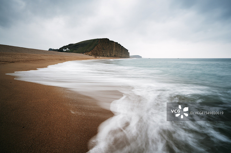 海岸线与悬崖图片素材