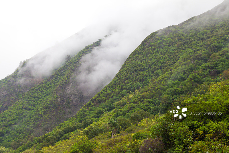 毛伊岛伊奥山谷州立公园群山图片素材