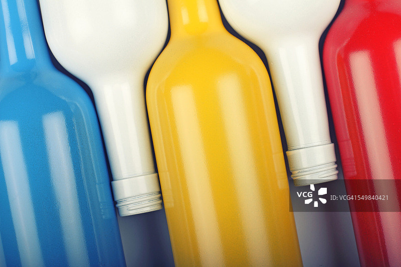 彩色瓶子图片素材
