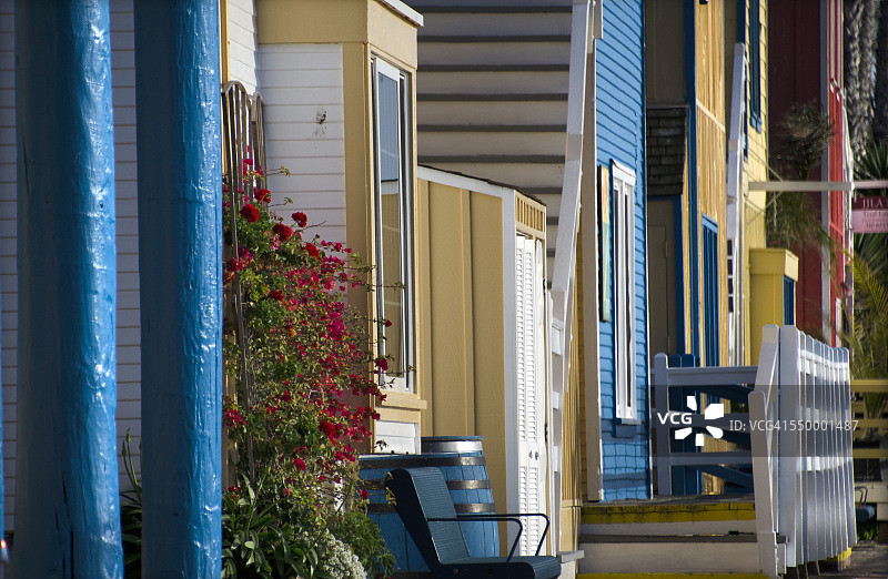 雷伊码头渔人村图片素材