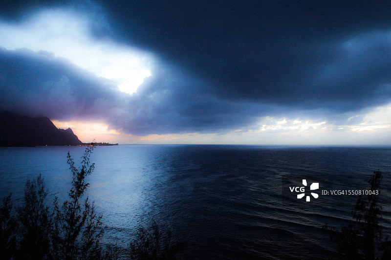 夏威夷热带风暴图片素材