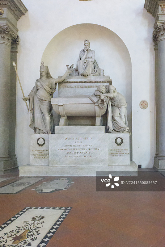 但丁·阿利吉耶里墓，圣十字教堂图片素材