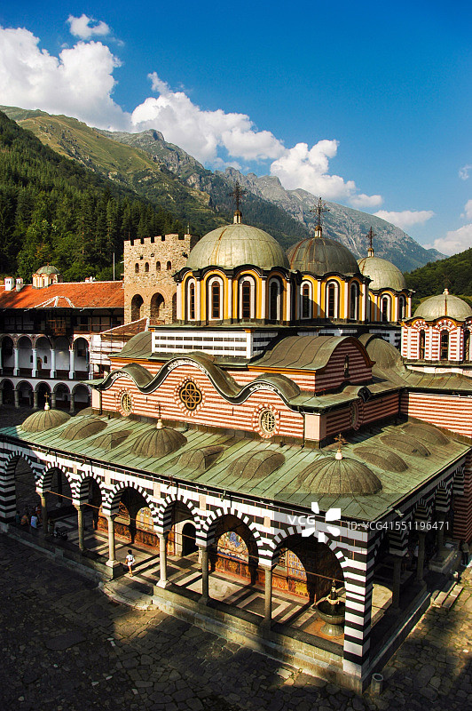 保加利亚里拉修道院图片素材