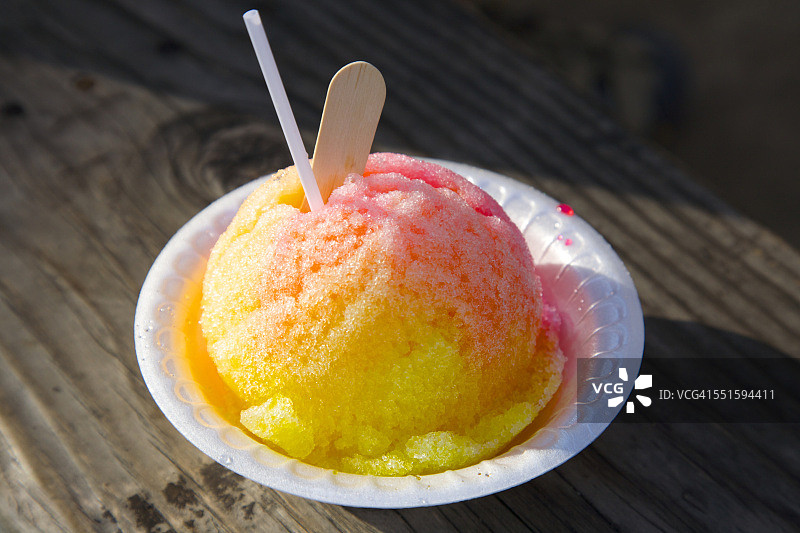 夏威夷碗装刨冰图片素材