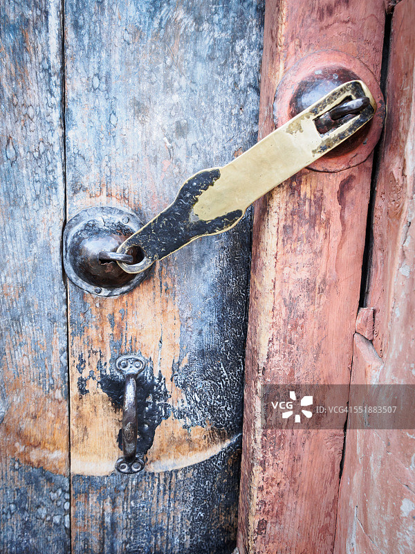 尼泊尔上木斯塘的传统关门仪式图片素材