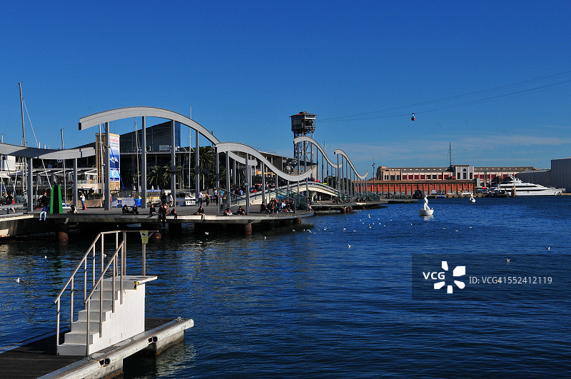 巴塞罗那港口图片素材