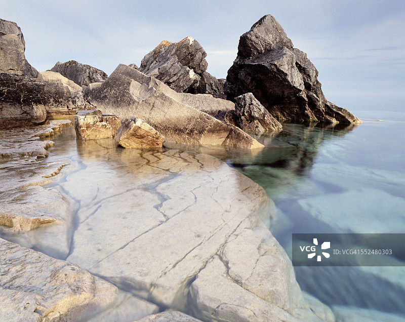 格鲁吉亚湾海岸线图片素材