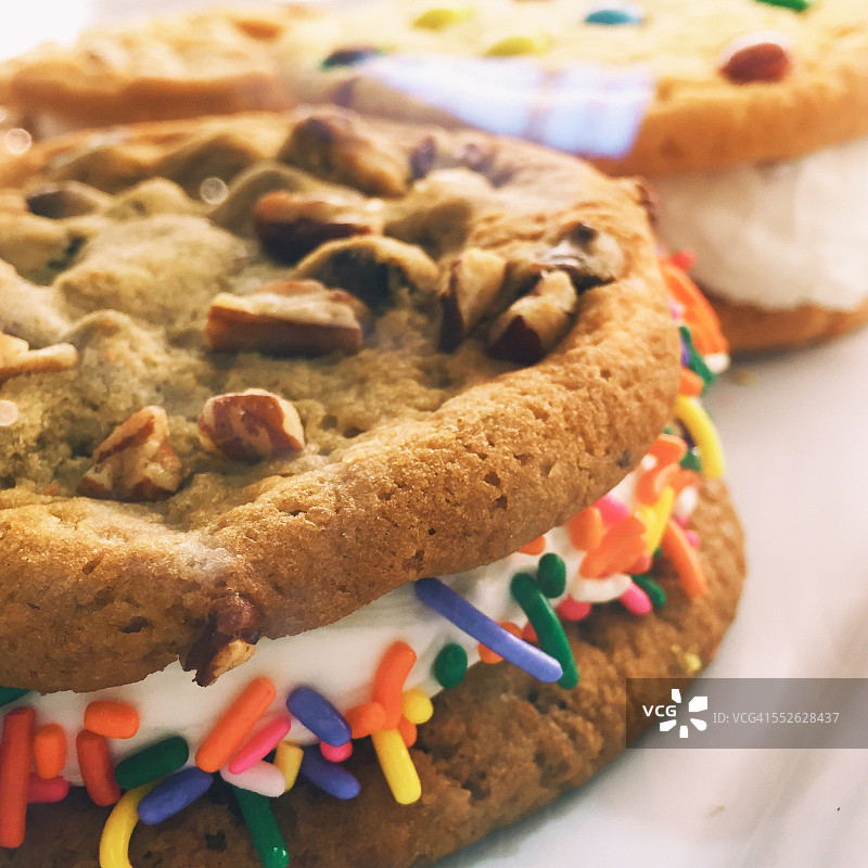 冰淇淋三明治图片素材