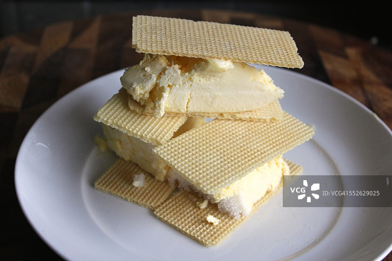 冰淇淋三明治图片素材