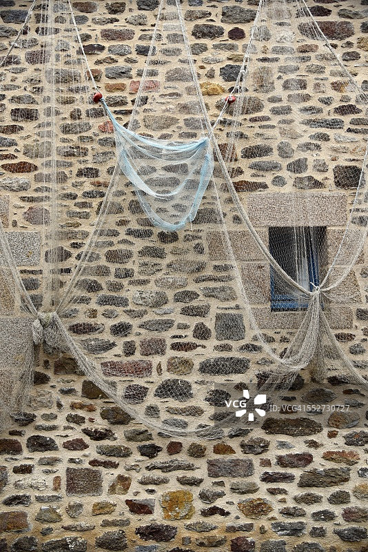 圣苏利亚克的渔民小屋图片素材