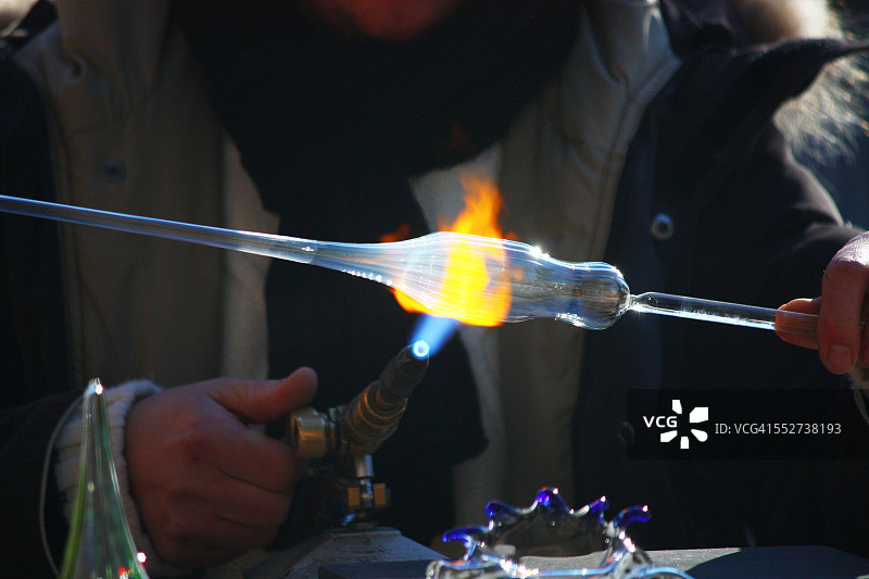 吹制玻璃图片素材
