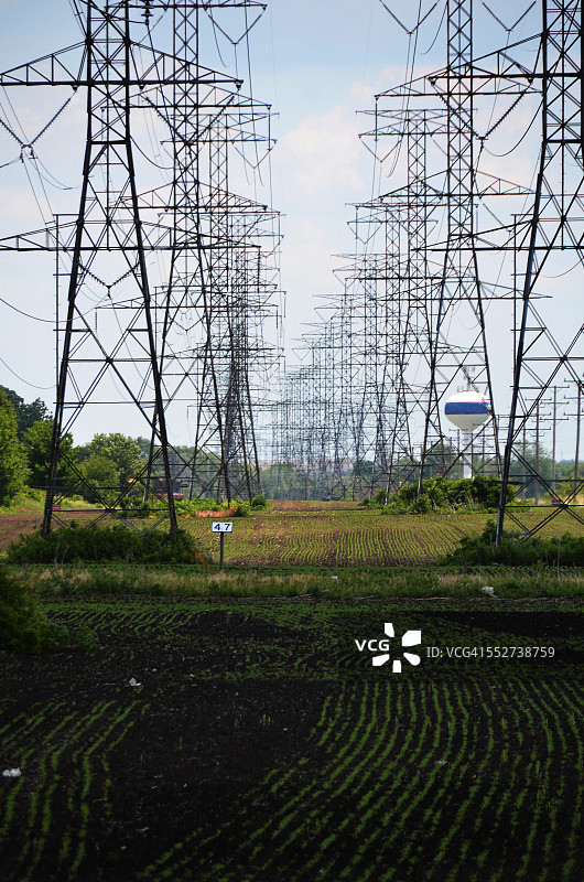 极光电力线图片素材