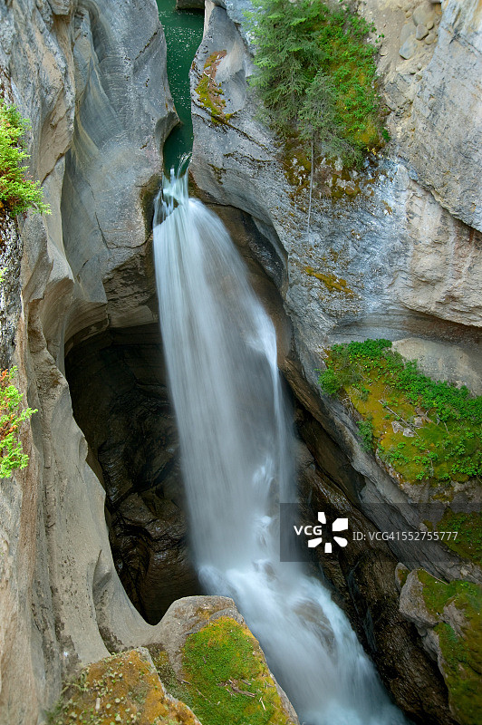 马琳峡谷的瀑布图片素材