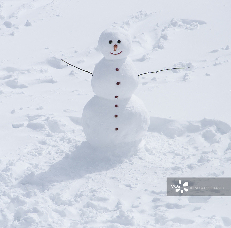 奥地利加尔特吕尔的雪人图片素材