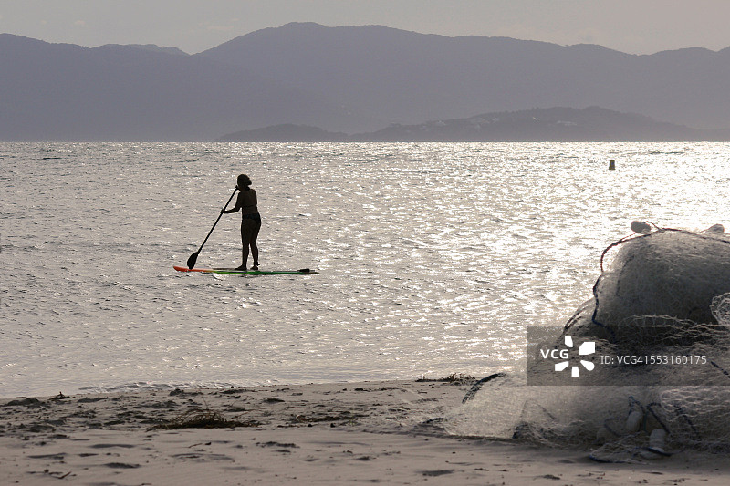 站立式冲浪图片素材