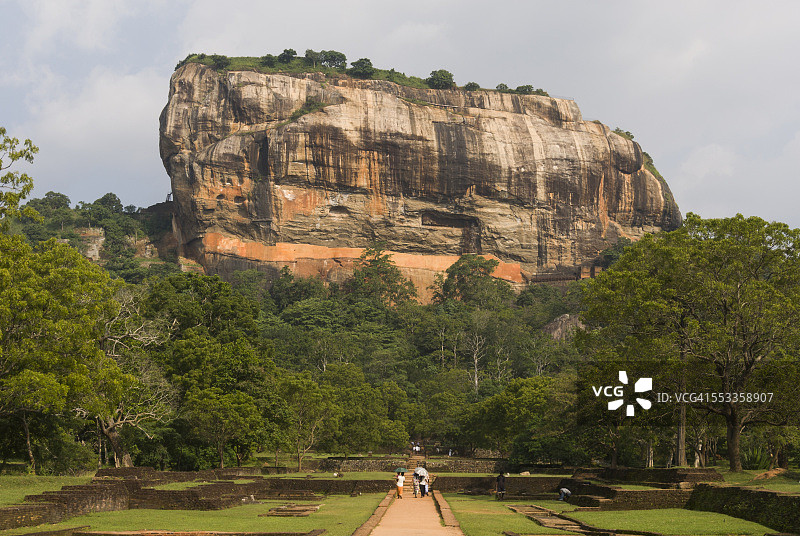 锡吉里耶古城皇家花园遗址图片素材