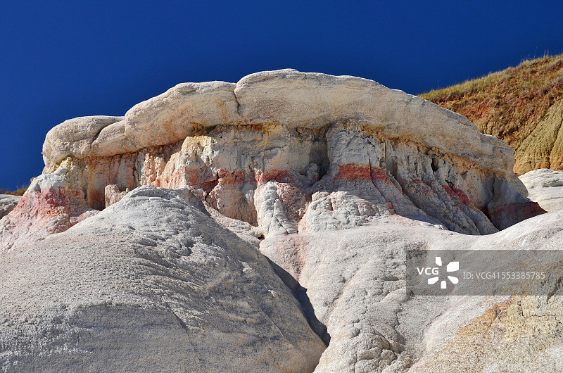 彩色黏土层，矿山峡谷图片素材