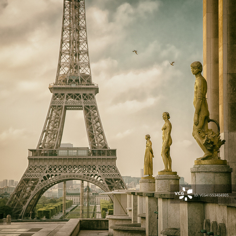 特罗卡德罗广场的魔力图片素材