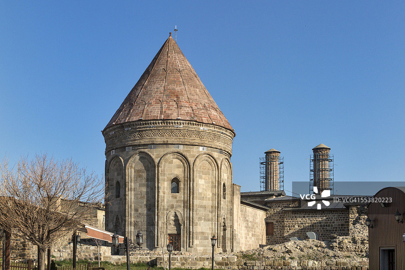 埃尔祖鲁姆双尖塔建筑群陵墓图片素材