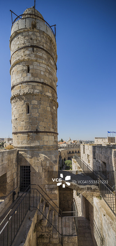 耶路撒冷大卫塔（或城堡）老城图片素材