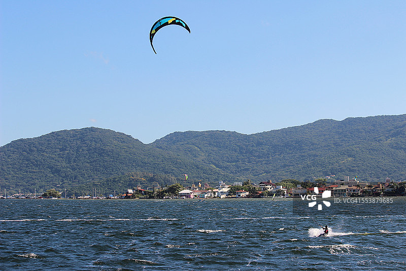 风筝冲浪运动图片素材