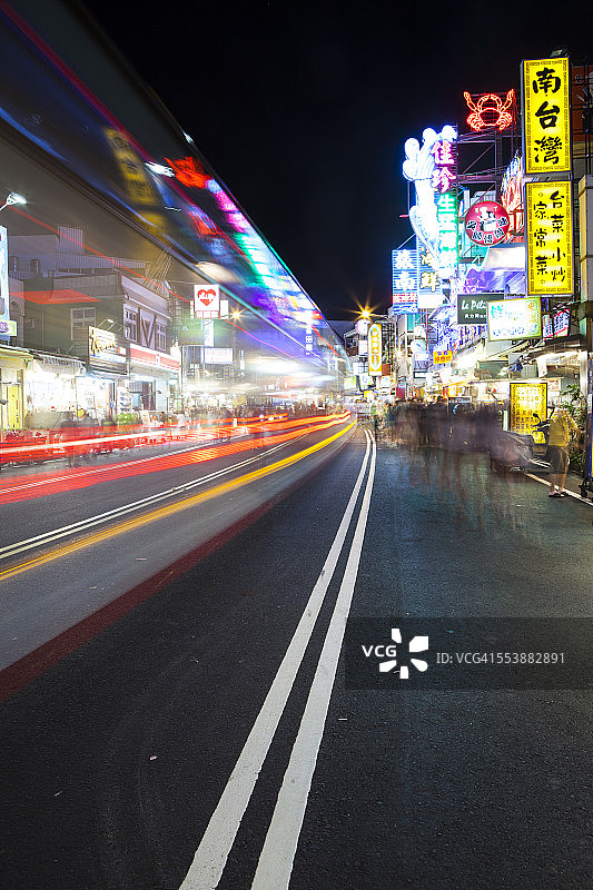 中国台湾夜市图片素材