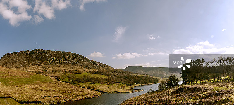 鸽石水库全景图片素材