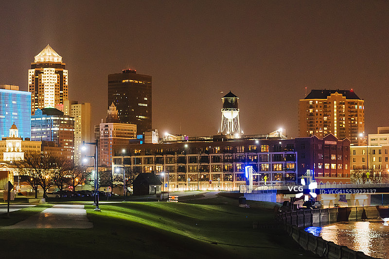 城市得梅因图片素材