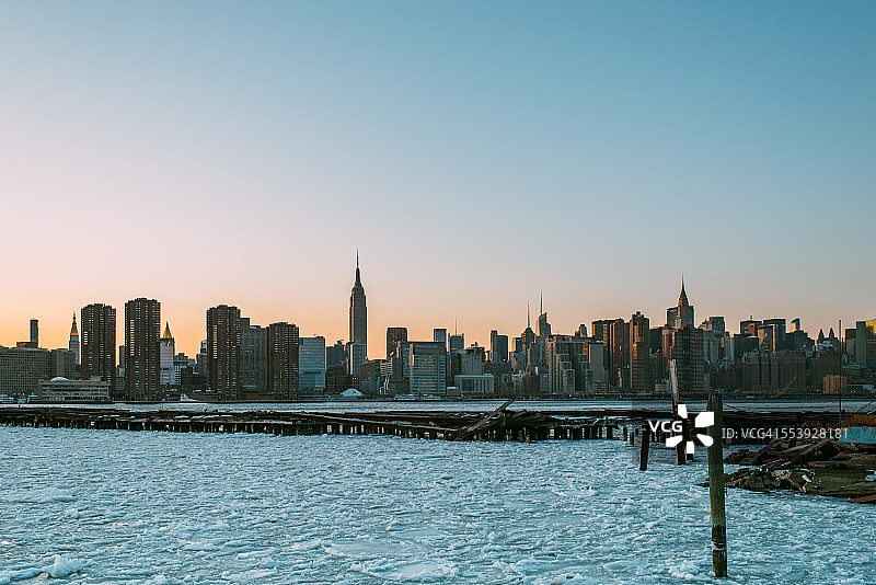 中城天际线图片素材