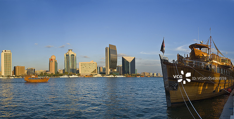 迪拜河图片素材