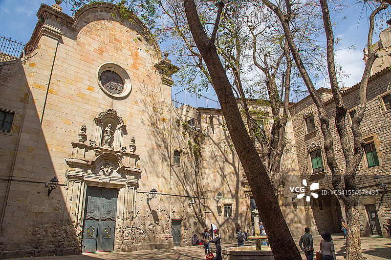 巴塞罗那圣费利普内里教堂图片素材