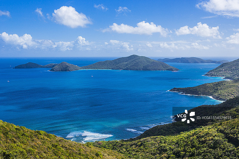 从美丽华看到的岛屿景观图片素材