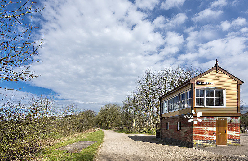 哈廷顿信号箱，蒂辛顿步道图片素材