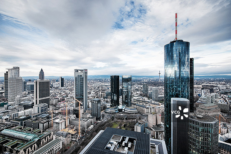 法兰克福概览图片素材