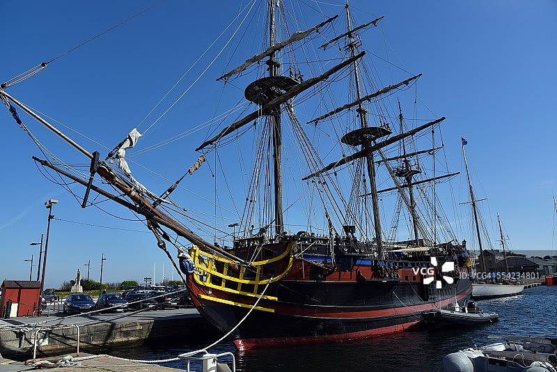 圣马洛的船图片素材