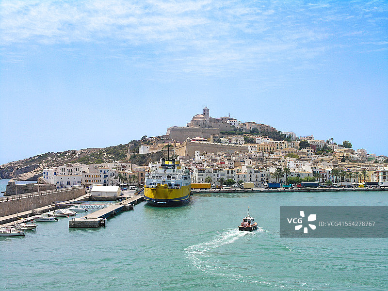 伊维萨岛港口图片素材