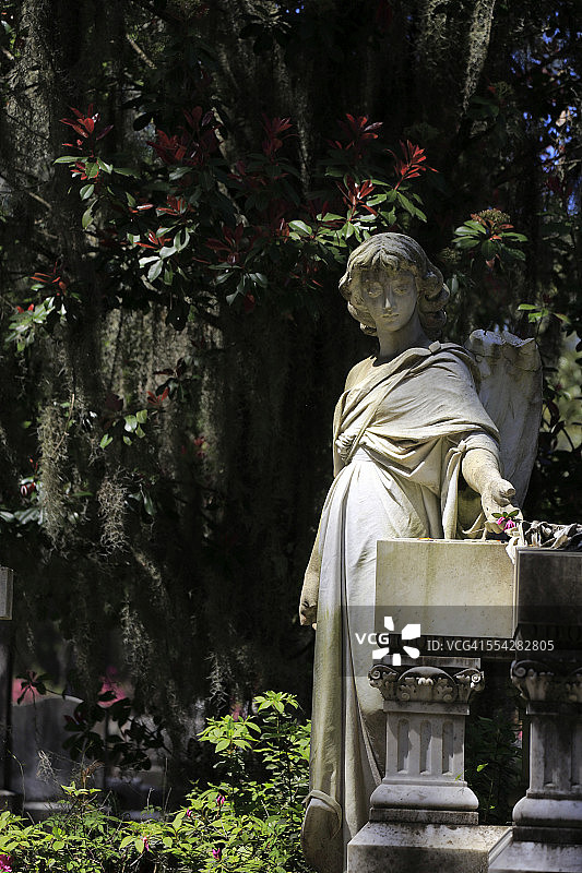 博纳旺蒂尔公墓墓地雕像图片素材