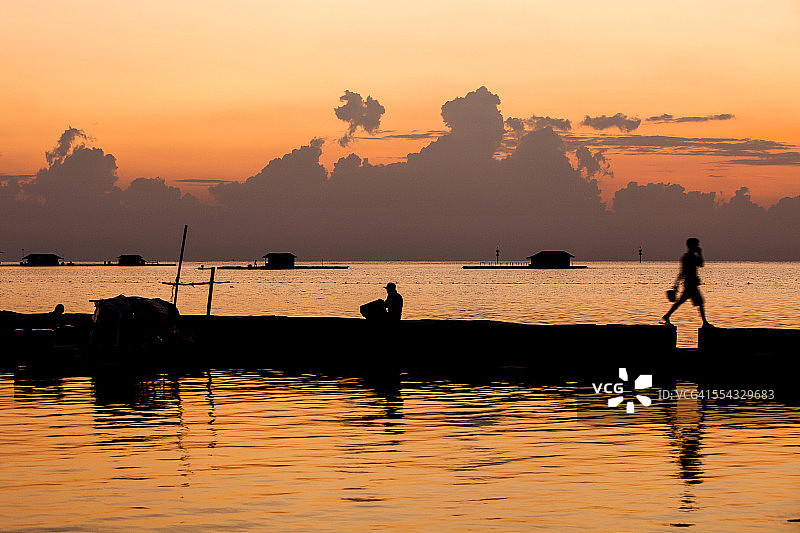 千岛群岛日出图片素材