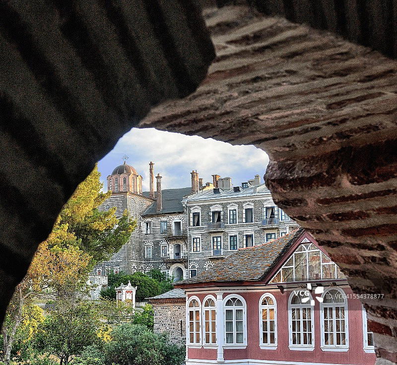 瓦托佩迪修神圣修道院图片素材