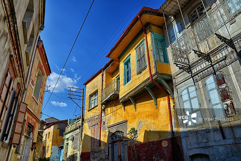 古贝尔加马的典型街景图片素材