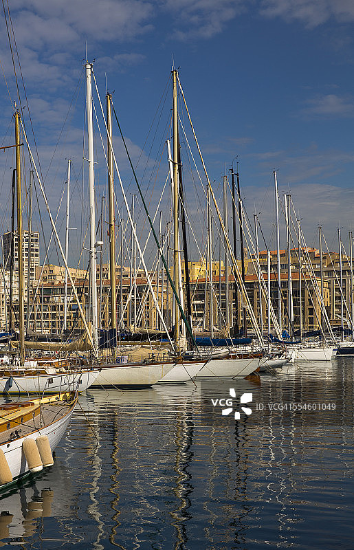 马赛港口（法国）图片素材