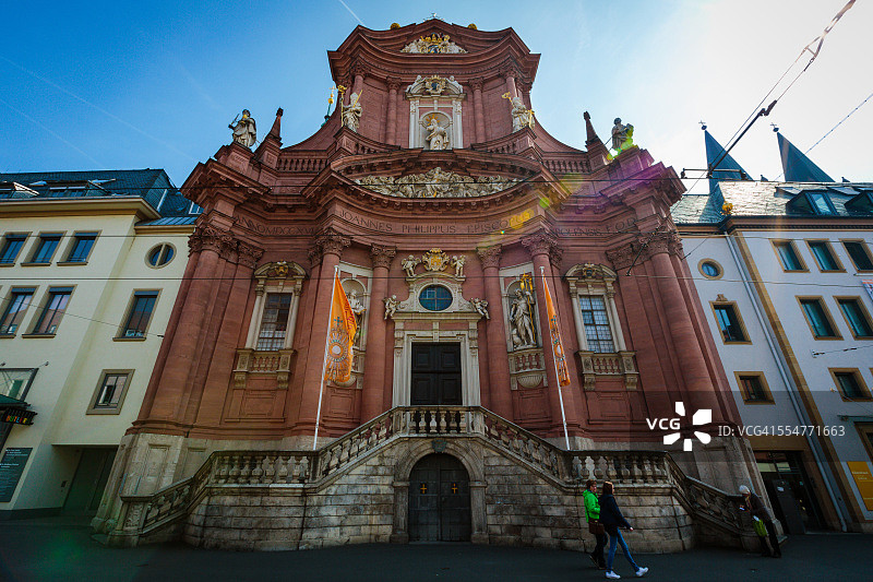 德国维尔茨堡新明斯特教堂图片素材