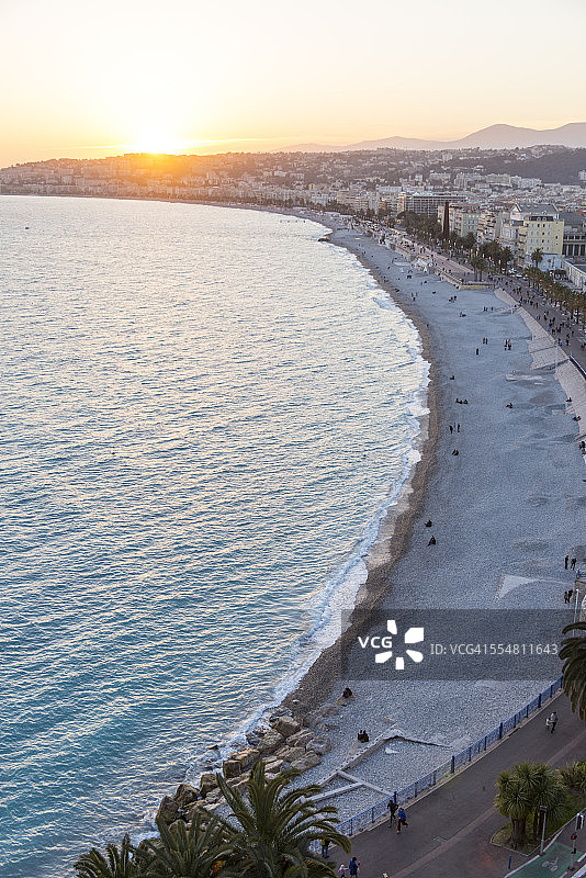尼斯的日落图片素材