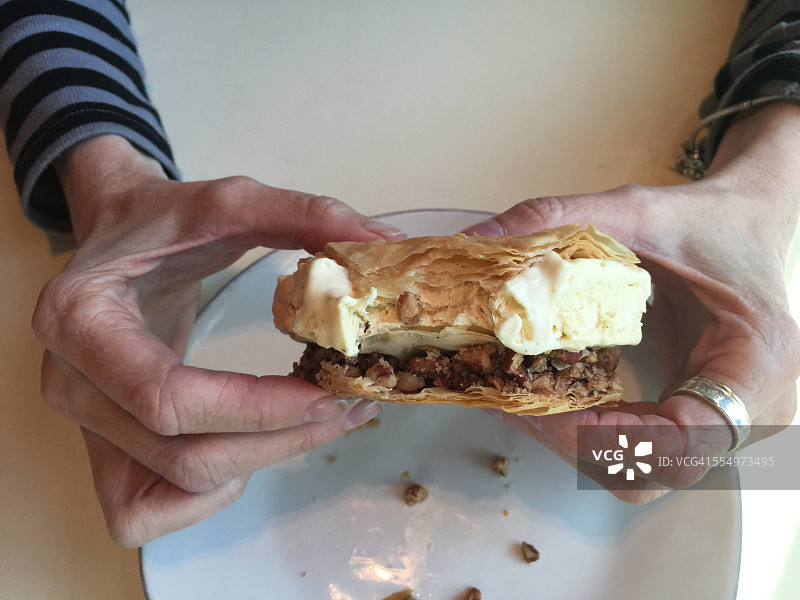 冰淇淋三明治图片素材