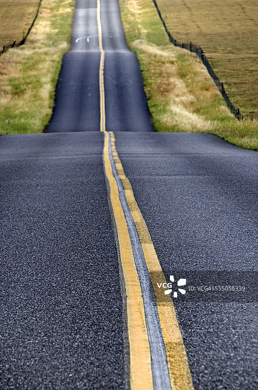 空旷的乡村公路图片素材