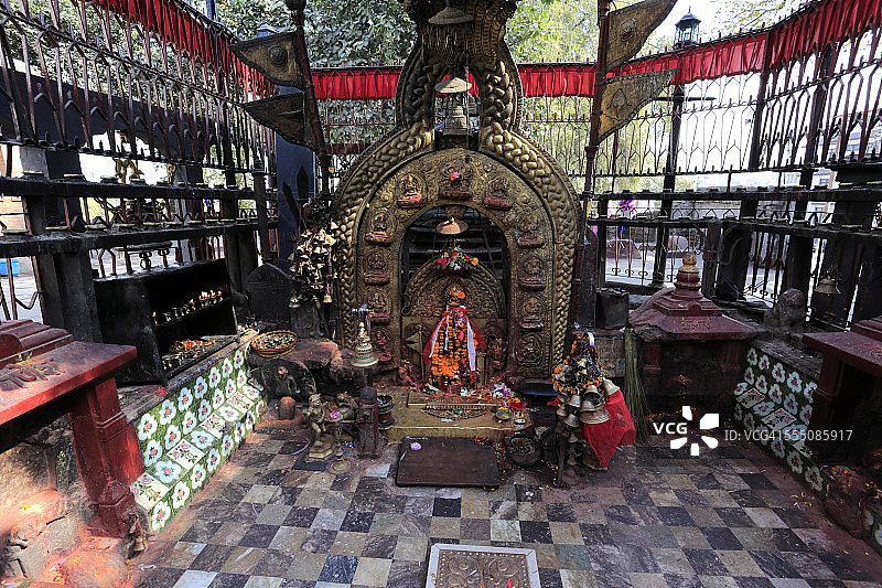 泰美尔区巴德拉卡利神庙图片素材