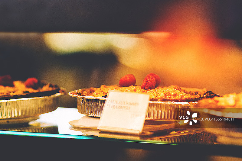 苹果覆盆子馅饼图片素材