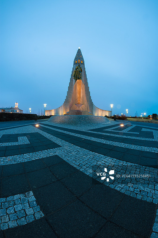 雷克雅未克哈尔格林姆斯大教堂图片素材