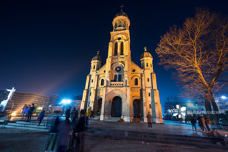 全洞天主教堂图片素材