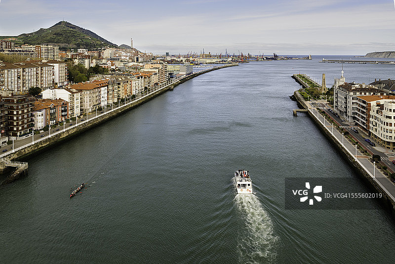 从比斯开运输桥看到的景色图片素材